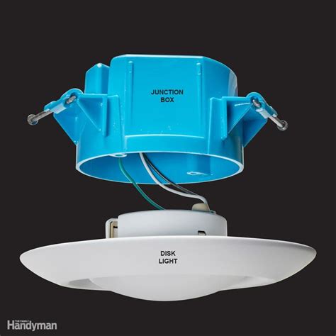 wall mounted recessed junction box|light fixture with junction box.